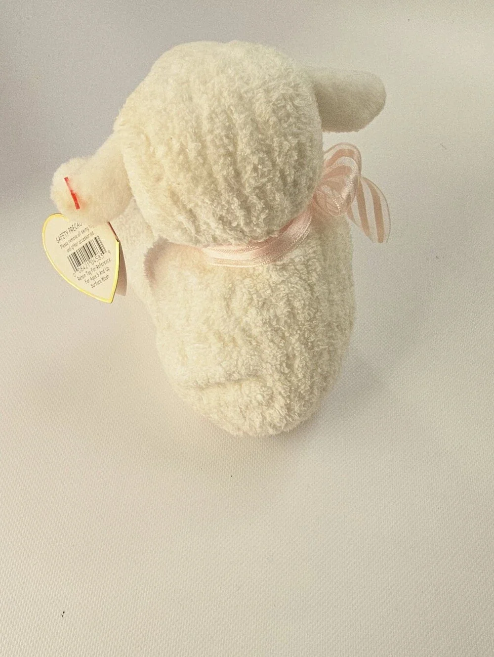 Ty Beanie Baby Lullaby Lamb 2002 Retired White Plush Original Tags